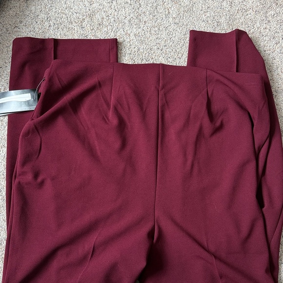 NYC Women’s Deep Red Dress Pants - Picture 5 of 5